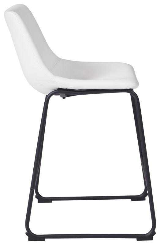 Centiar White Counter Stool | Calgary Furniture Store