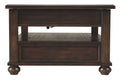 Barilanni Coffee Table with Lift Top | Calgary Furniture Store