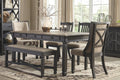 Tyler Dark Brown Dining Table | Calgary Furniture Store
