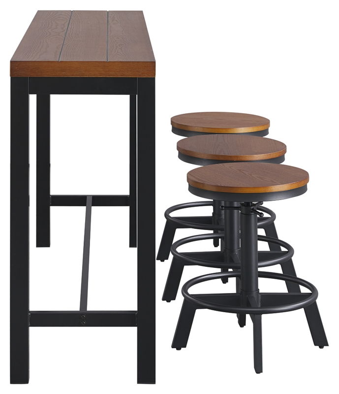Quinidad Counter Table Set | Calgary Furniture Store