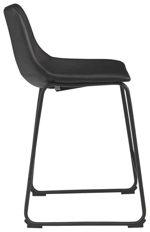 Centiar Black Counter Stool | Calgary Furniture Store