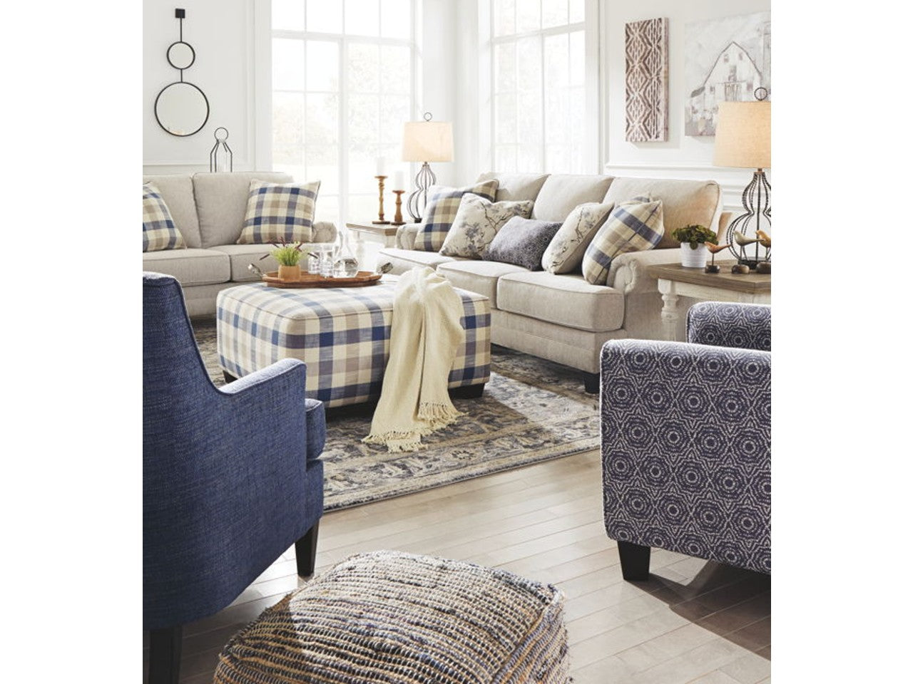 Meggett Ottoman | Calgary Furniture Store