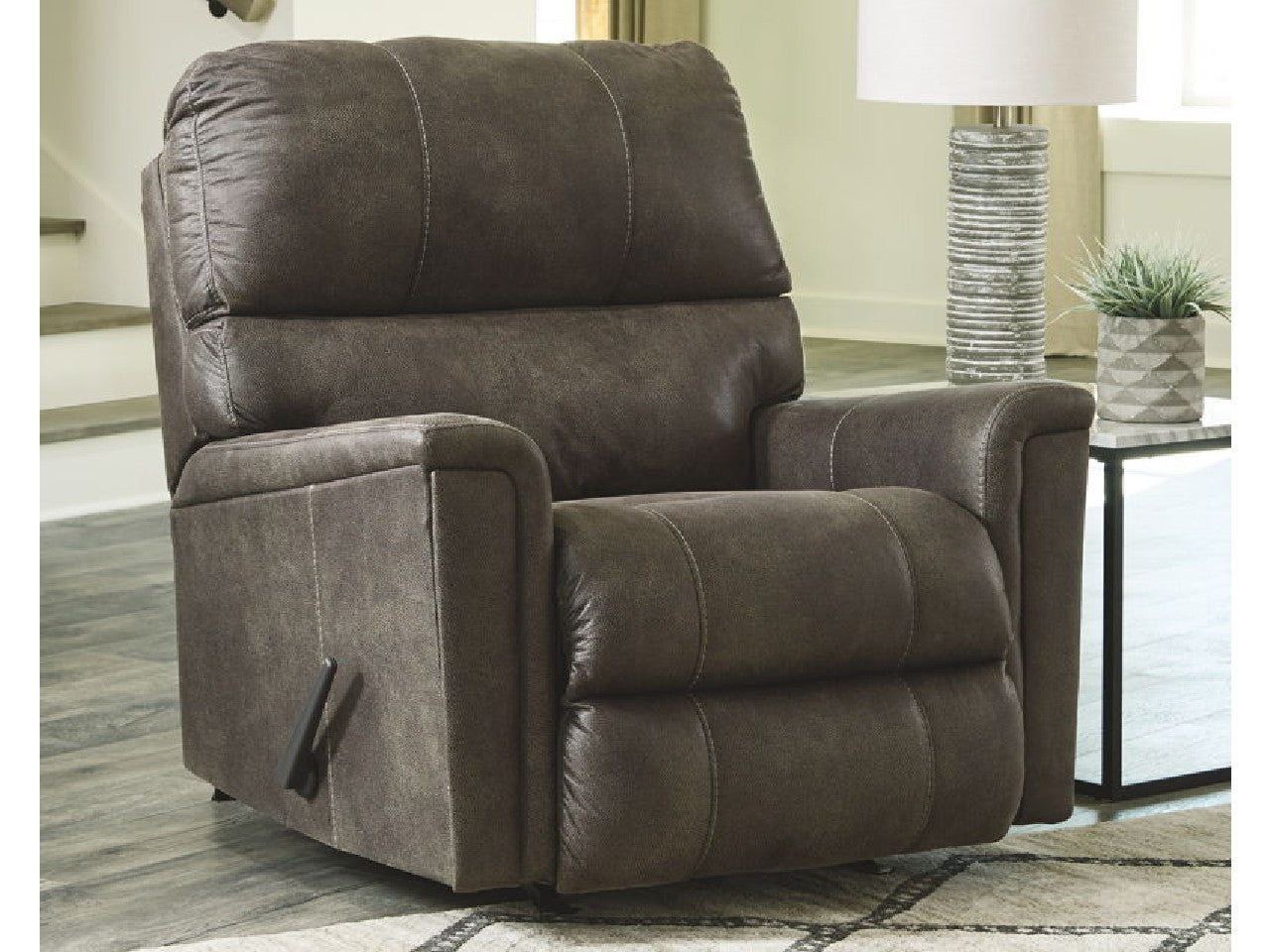 Navi Recliner - Smoke | Calgary Furniture Store