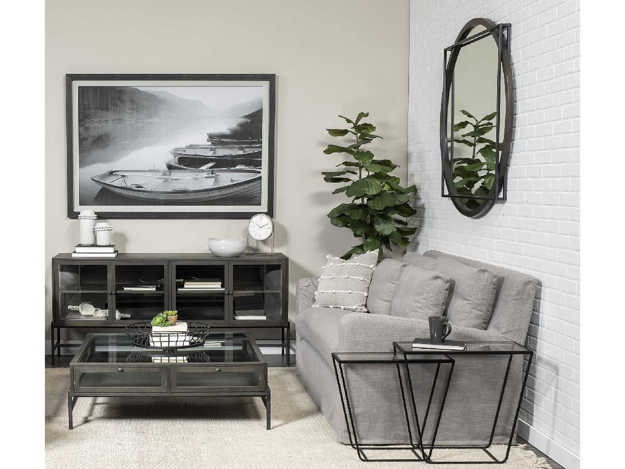Norbert 46" Mirror | Calgary Furniture Store