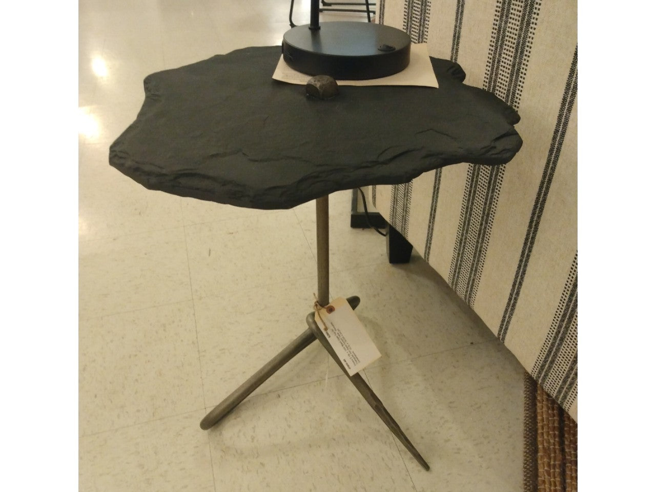 Pinera Accent Table - Black Slate | Calgary Furniture Store