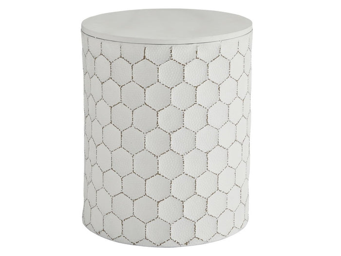 Polly Side Table- White | Calgary Furniture Store