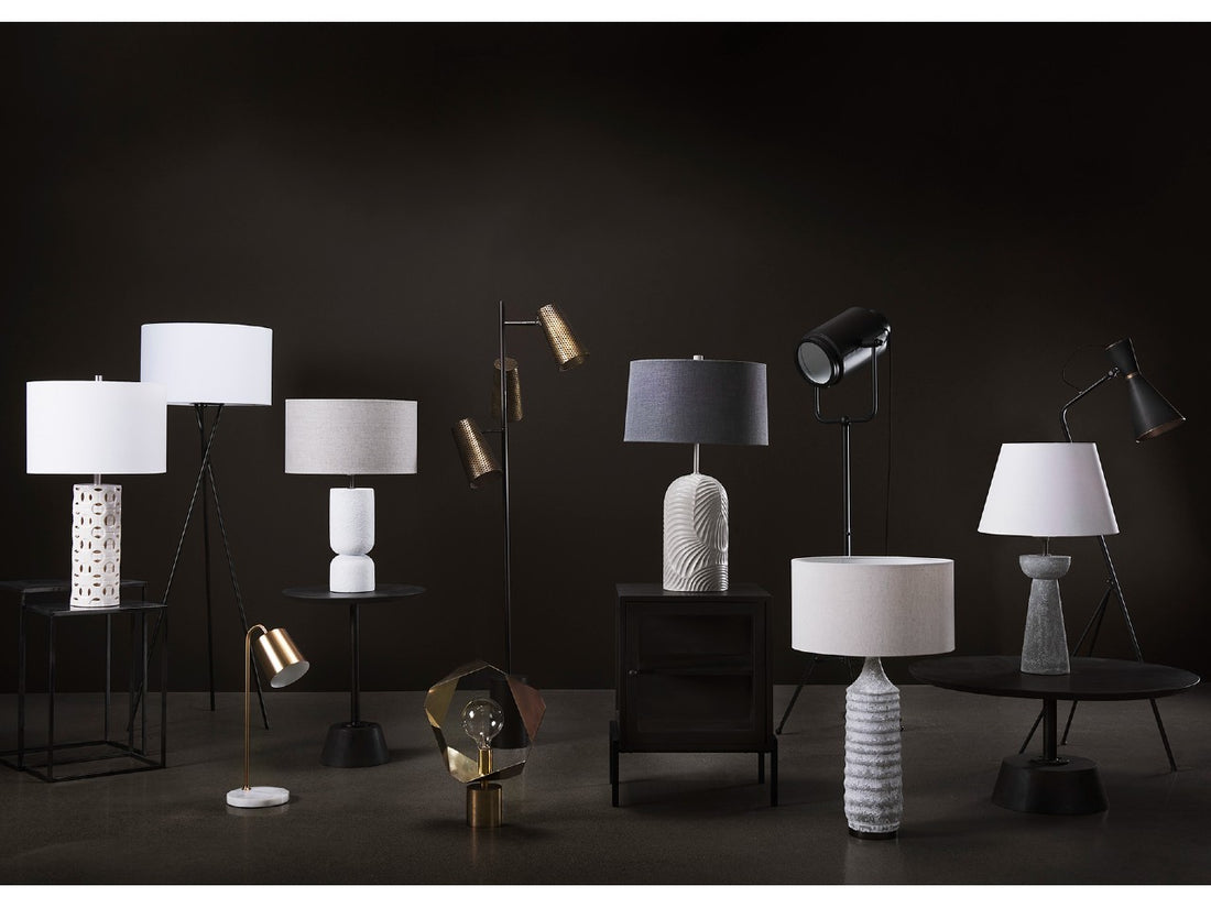 Quinn Table Lamp - Beige Base | Calgary Furniture Store