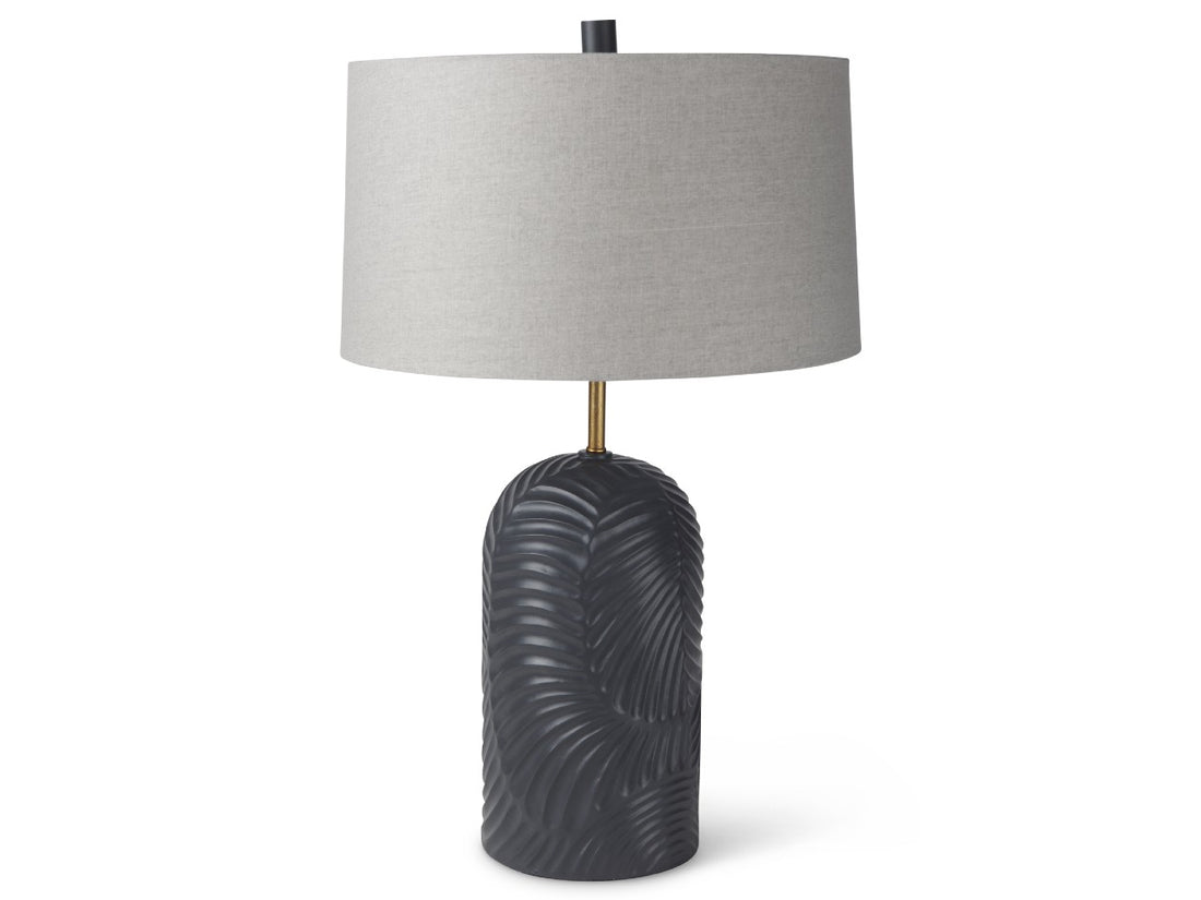 Quinn Table Lamp - Navy Base | Calgary Furniture Store