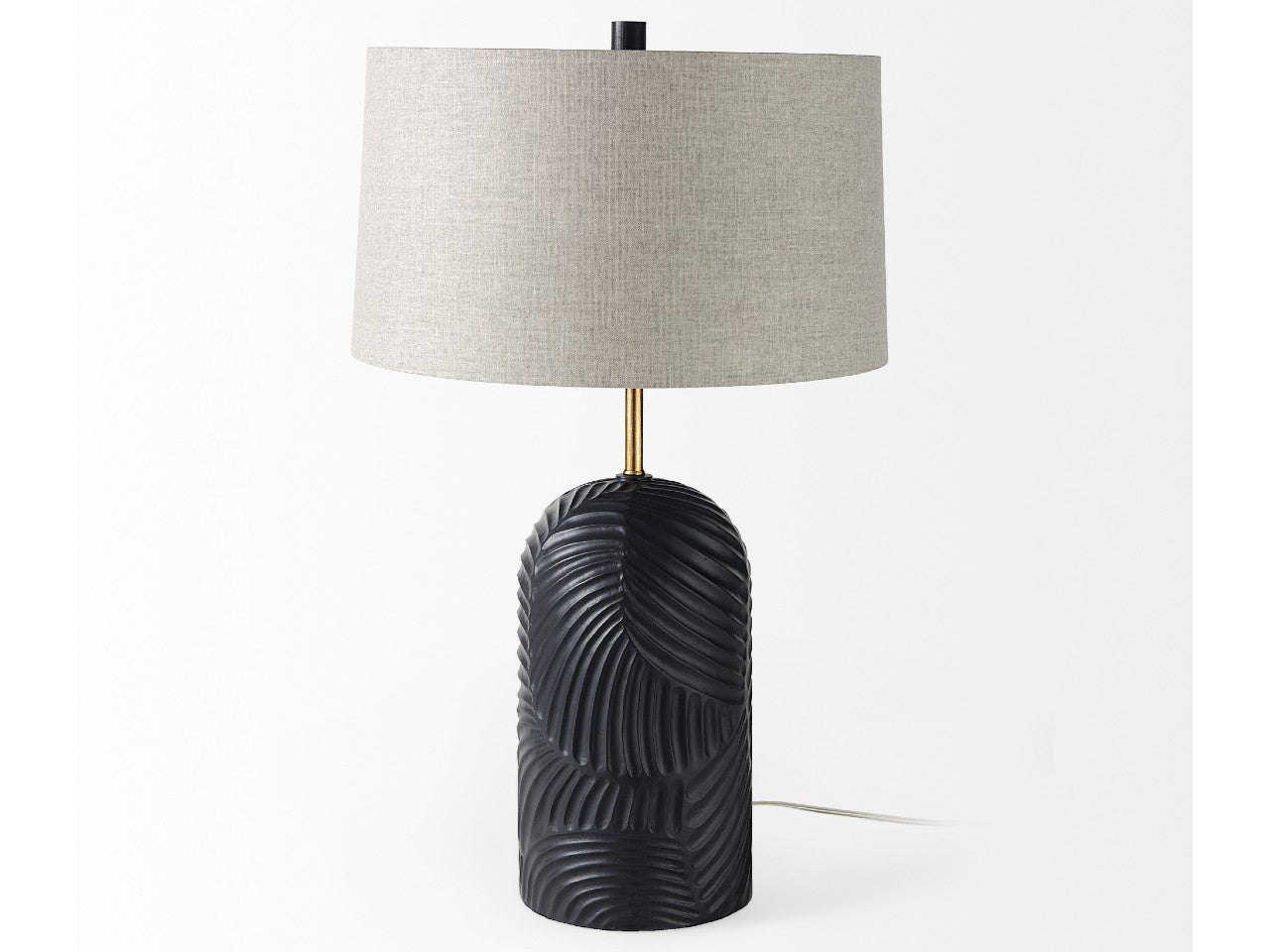 Quinn Table Lamp - Navy Base | Calgary Furniture Store