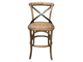 Rattan Crossback Counter Stool | Calgary Furniture Store