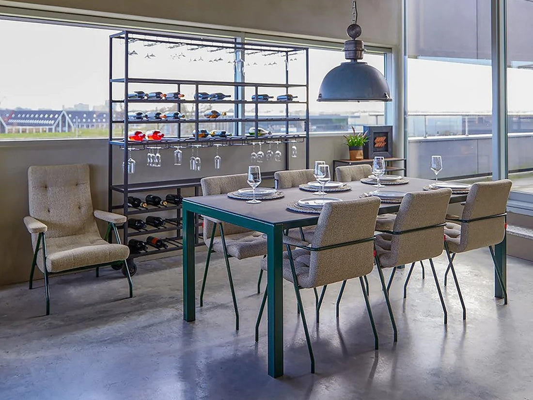 Retro Lounge Gray Accent Chair | Calgary Furniture Store