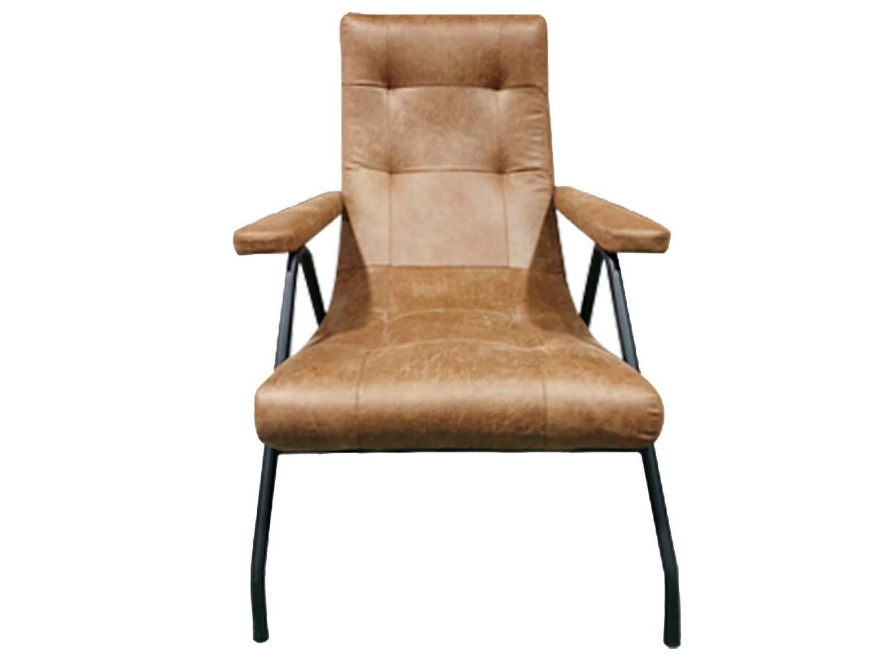 Retro Lounge Tan Accent Chair | Calgary Furniture Store