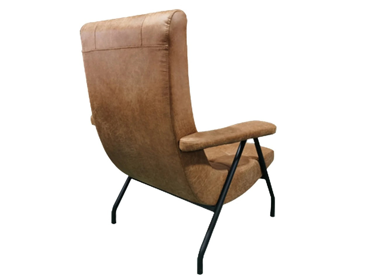 Retro Lounge Tan Accent Chair | Calgary Furniture Store