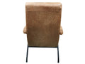 Retro Lounge Tan Accent Chair | Calgary Furniture Store