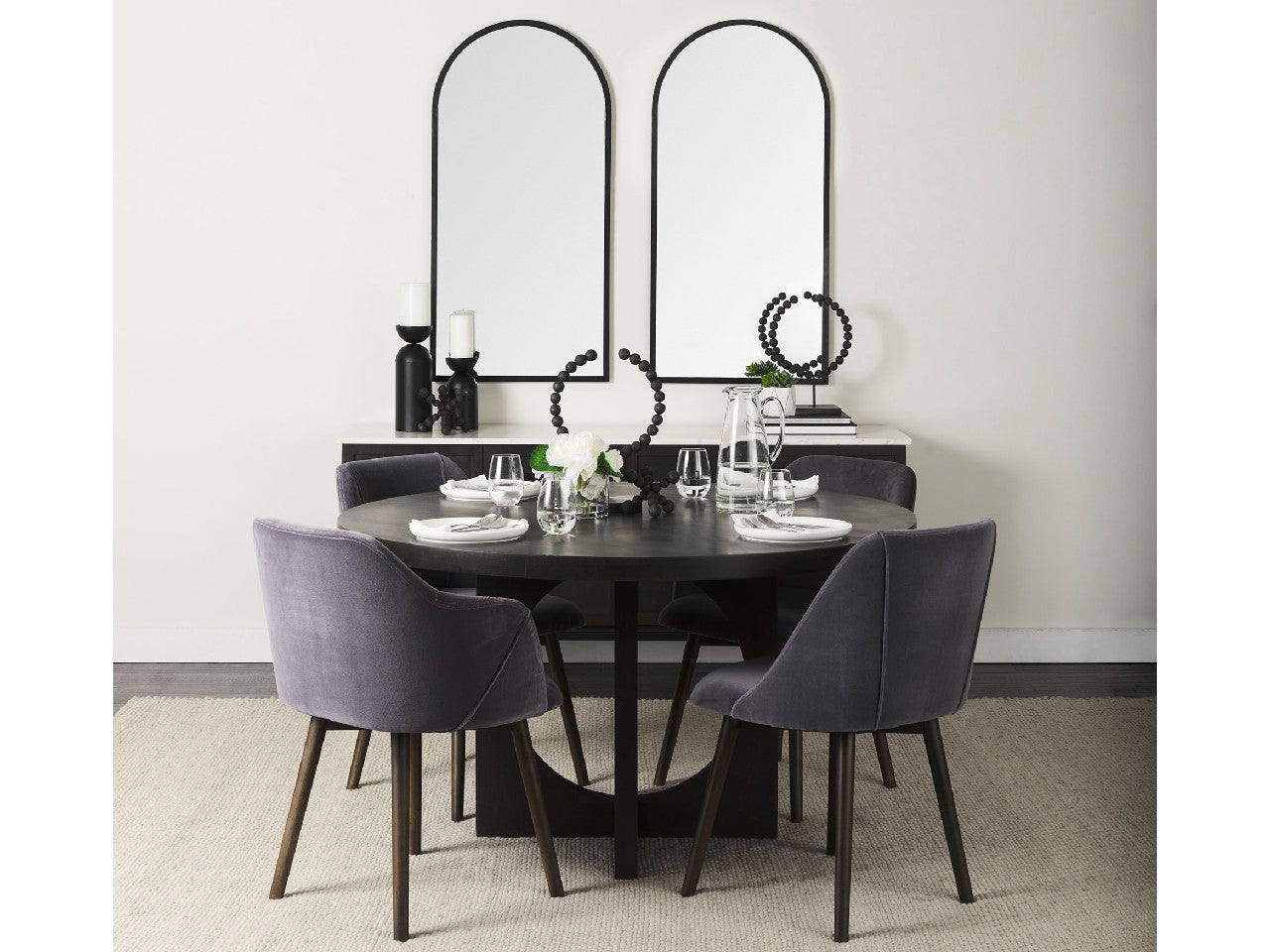 Ronald Grey Dining Chair | Calgary Furniture Store