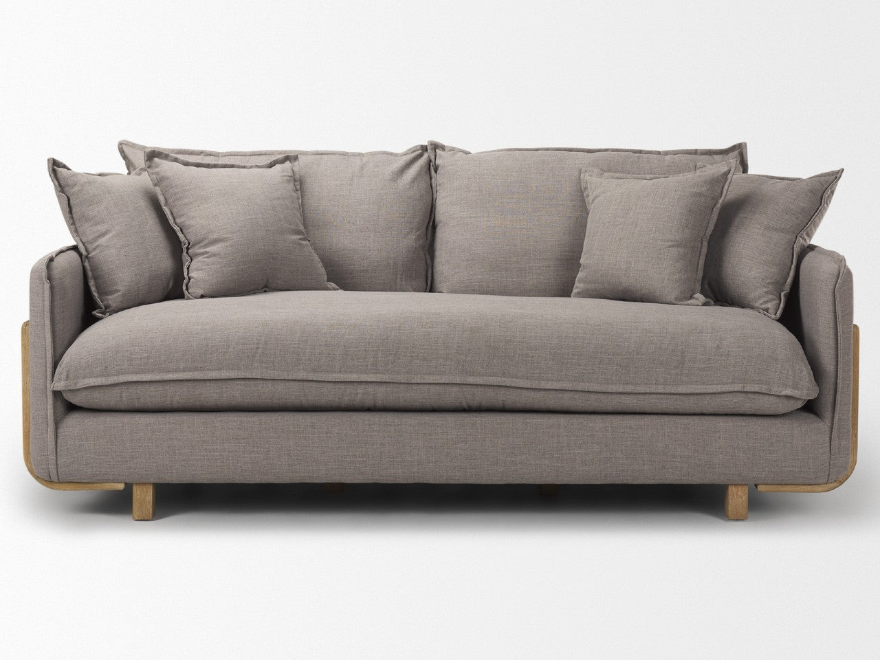 Roy Three Seater Sofa 84" - Flint Gray | Calgary Furniture Store
