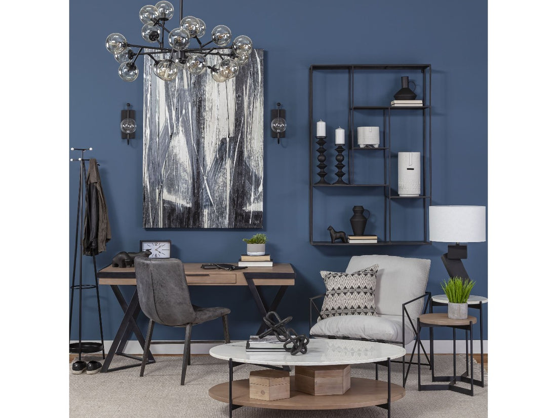 Rudyard Chandelier - Black | Calgary Furniture Store