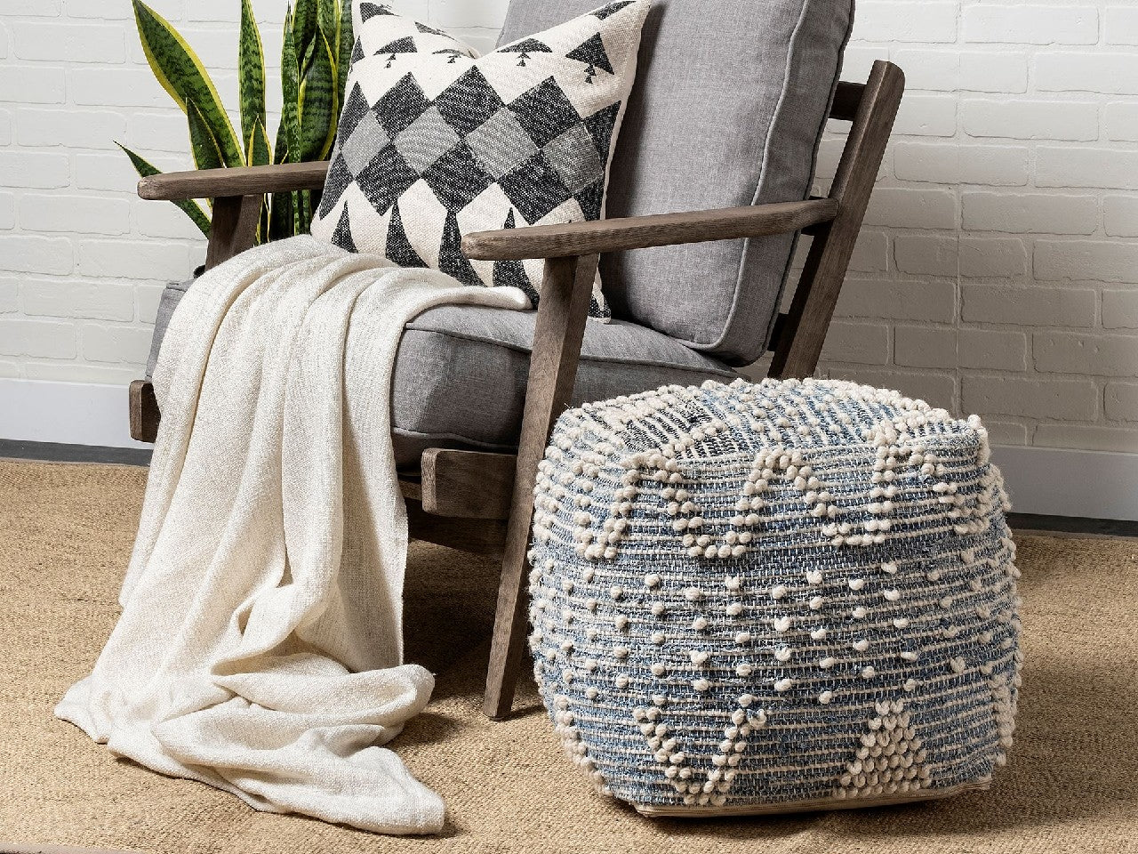 Rofi Pouf | Calgary Furniture Store