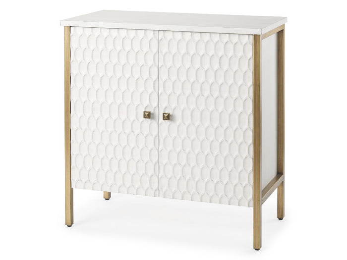 Savannah Gold Accent Cabinet | Calgary Furniture Store