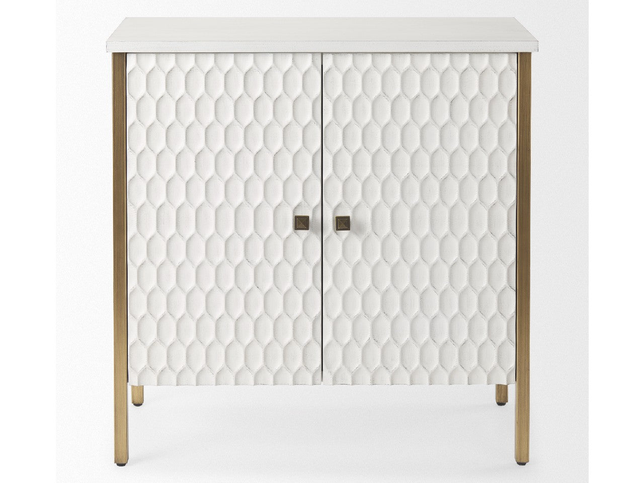 Savannah Gold Accent Cabinet | Calgary Furniture Store