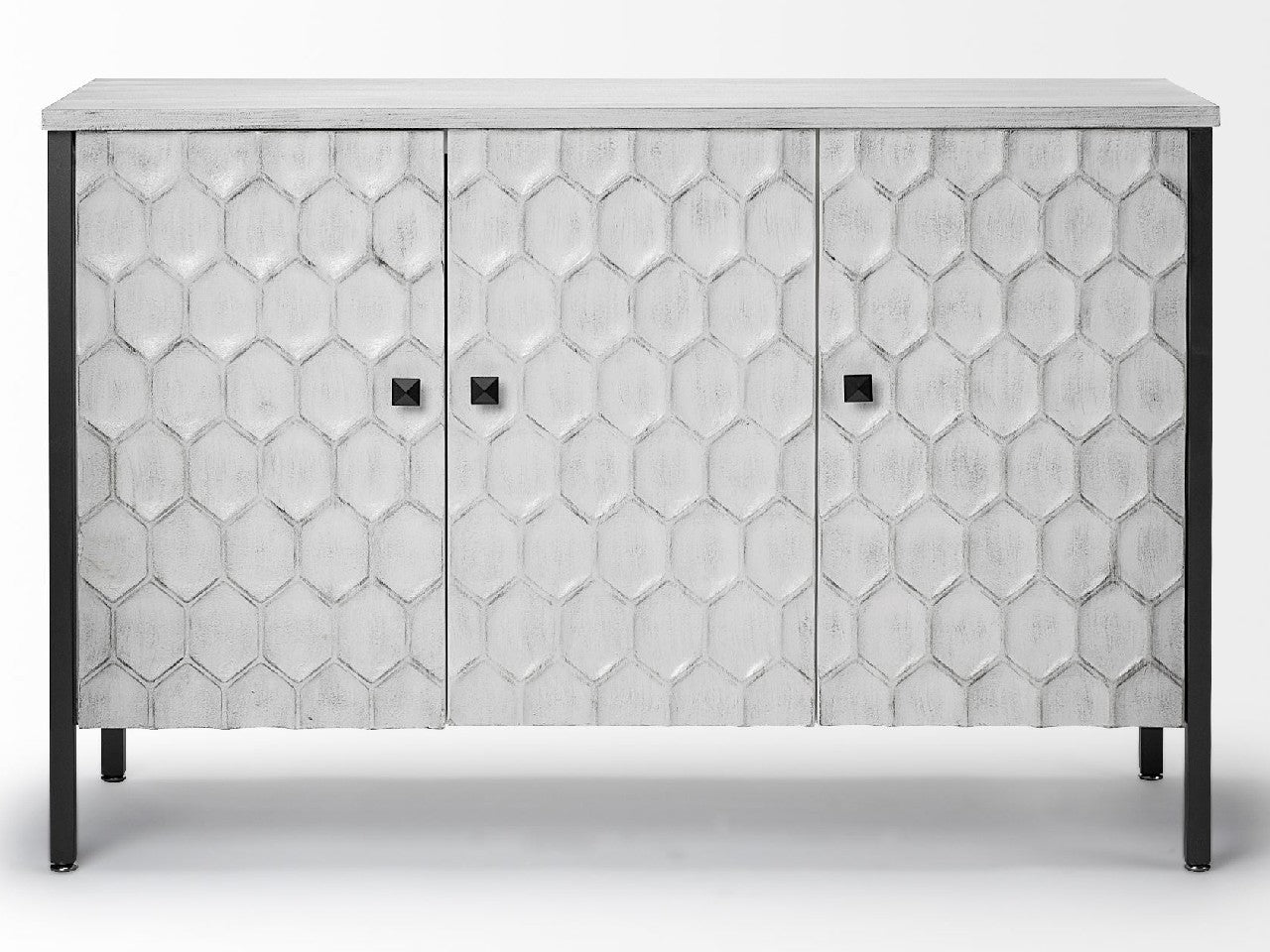 Savannah II Accent Cabinet - 3 Door | Calgary Furniture Store