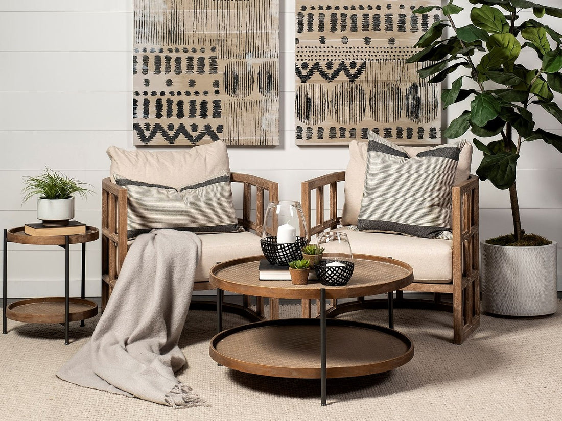 Skylar II Accent Chair - Tan Fabric Covered Cushioned | Calgary's Furniture Store | Calgary Accent Chairs