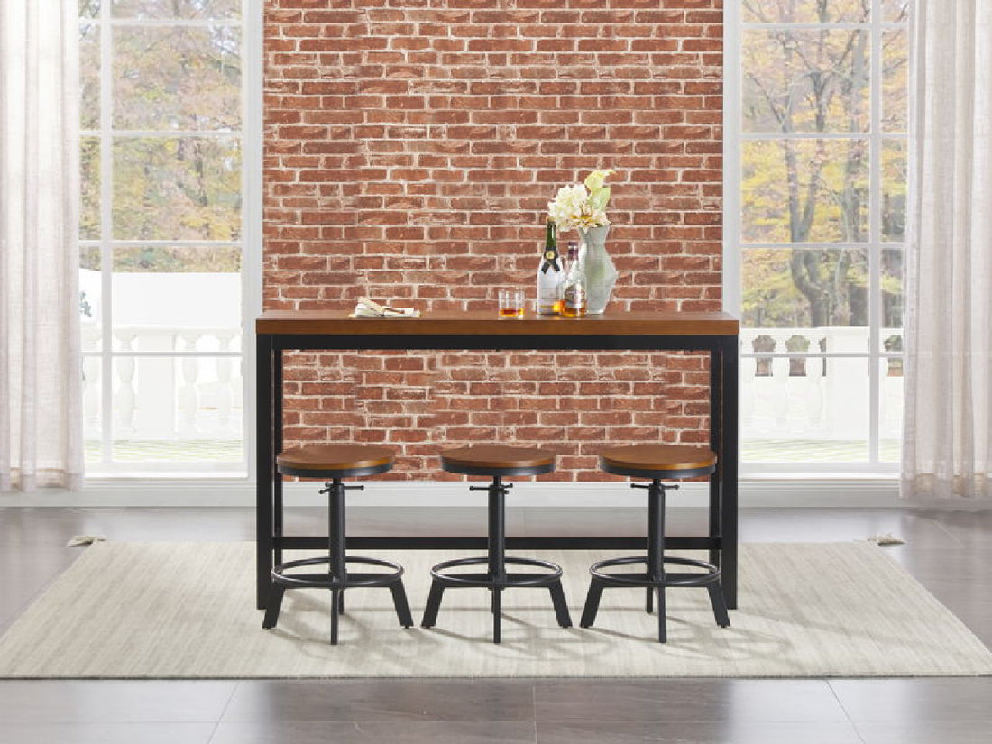 Quinidad Counter Table Set | Calgary Furniture Store
