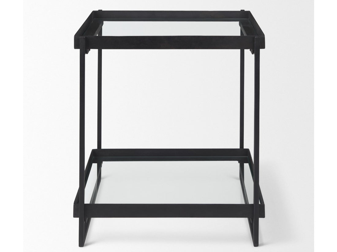 Trey Accent Table - Black | Calgary Furniture Store