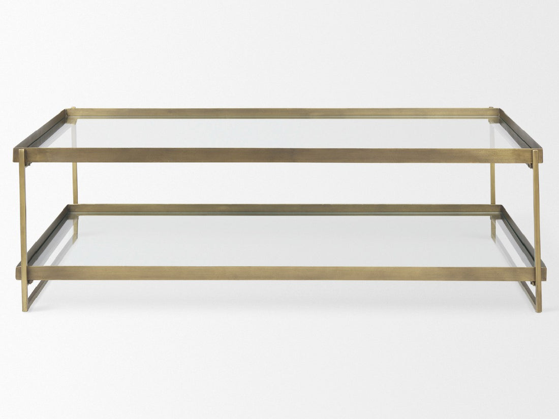 Trey Coffee Table - Gold | Calgary Furniture Store