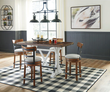 Valebeck (Counter) Dining Room Set | Calgary Furniture Store