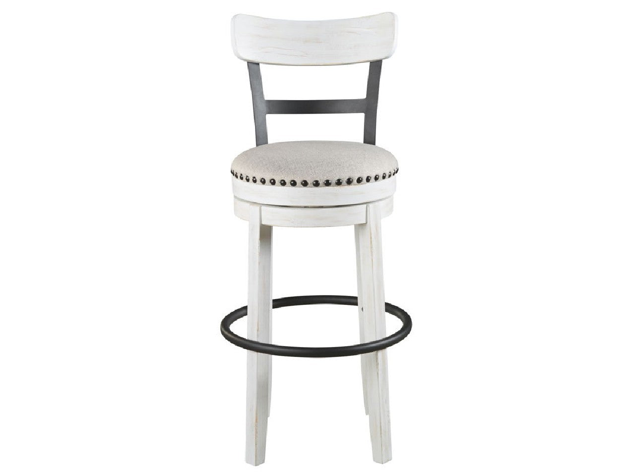 Valebeck White Bar Stool | Calgary Furniture Store