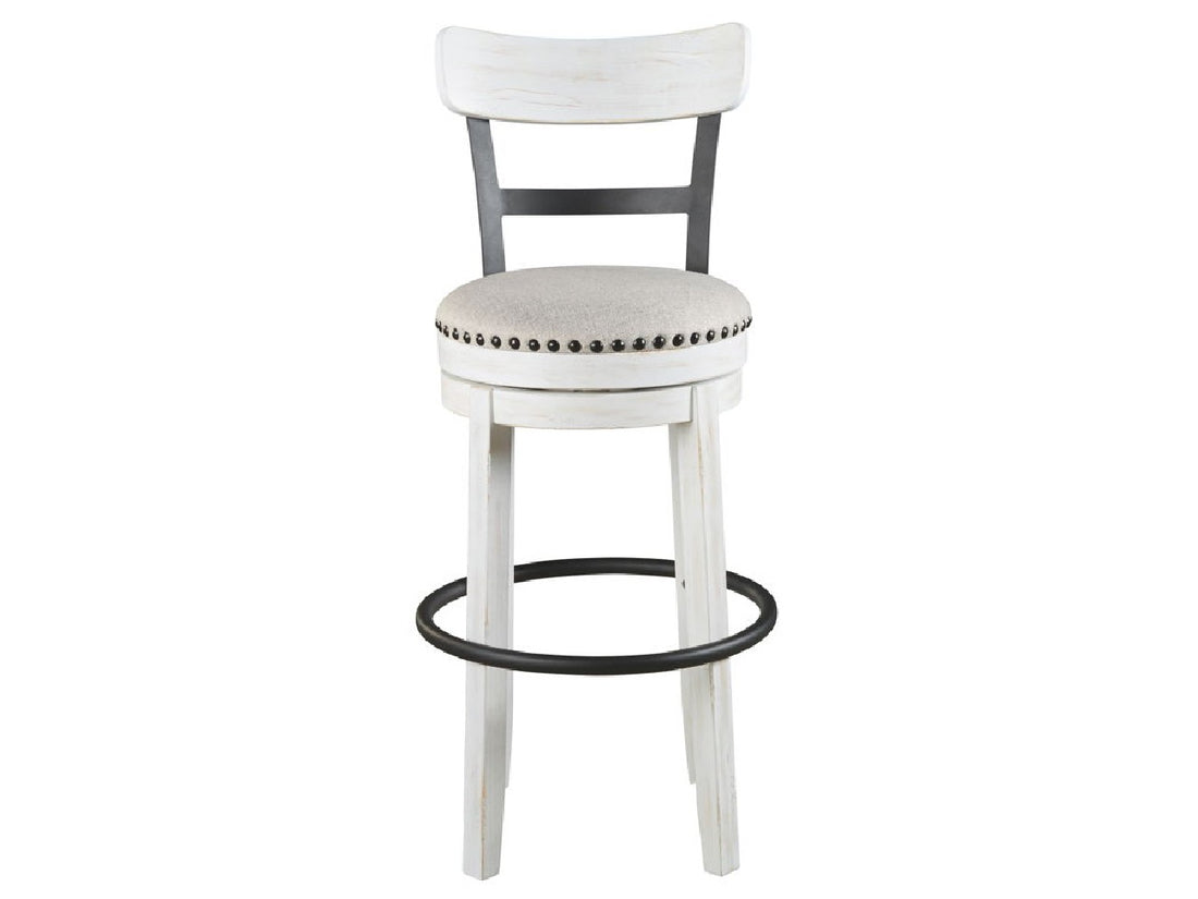 Valebeck White Bar Stool | Calgary Furniture Store